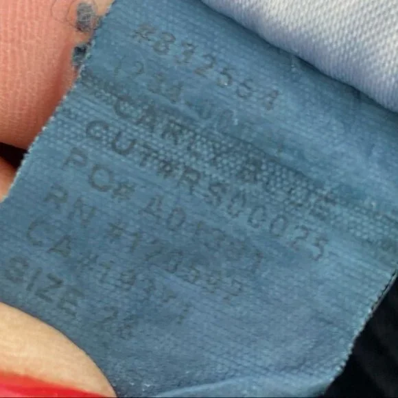 Rich & Skinny Skinny Jeans in Carly Blue Lower Rise Stretch Dark Wash Sz 28 - Picture 7 of 8